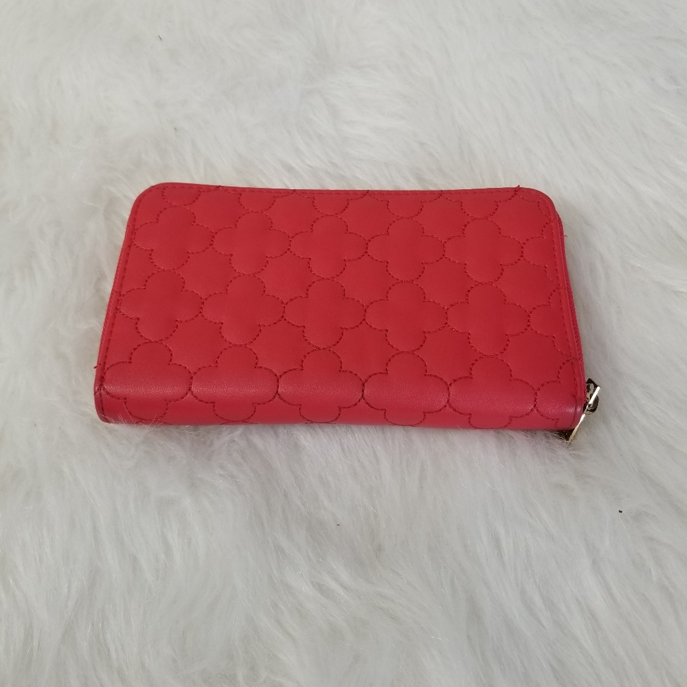 Nanette By Nanette Lepore Red Quilted Wallet - image 2